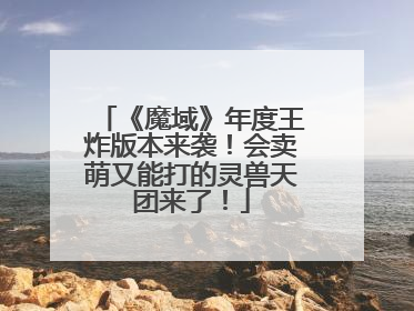 《魔域》年度王炸版本来袭！会卖萌又能打的灵兽天团来了！