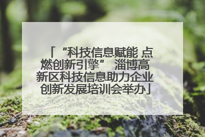 “科技信息赋能 点燃创新引擎” 淄博高新区科技信息助力企业创新发展培训会举办