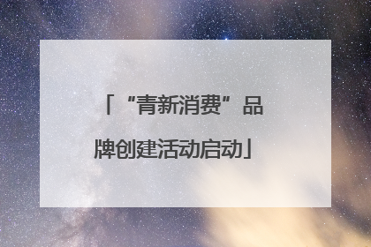 “青新消费”品牌创建活动启动