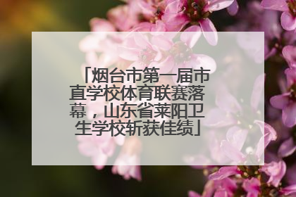 烟台市第一届市直学校体育联赛落幕，山东省莱阳卫生学校斩获佳绩