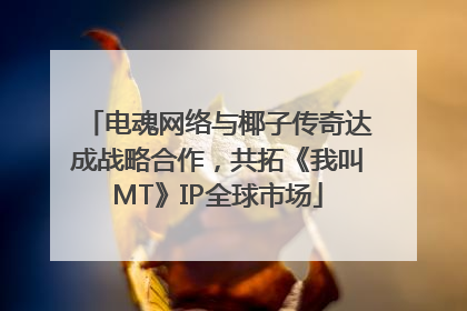 电魂网络与椰子传奇达成战略合作，共拓《我叫MT》IP全球市场