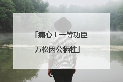 痛心！一等功臣万松因公牺牲
