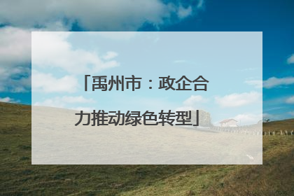 禹州市：政企合力推动绿色转型