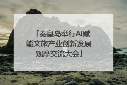 秦皇岛举行AI赋能文旅产业创新发展观摩交流大会