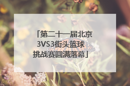 第二十一届北京3VS3街头篮球挑战赛圆满落幕