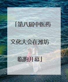第八届中医药文化大会在潍坊临朐开幕