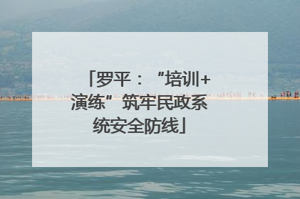 罗平：“培训+演练”筑牢民政系统安全防线