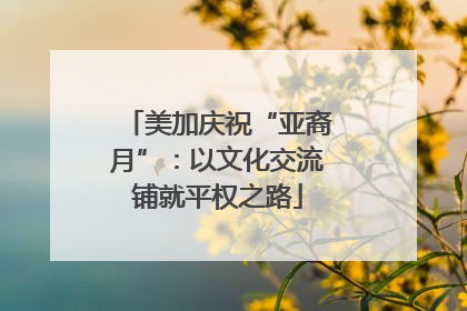 美加庆祝“亚裔月”：以文化交流铺就平权之路