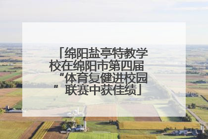 绵阳盐亭特教学校在绵阳市第四届“体育复健进校园”联赛中获佳绩
