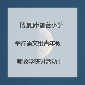 绵阳市御营小学举行语文组青年教师教学研讨活动