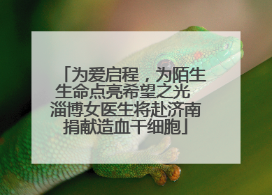 为爱启程，为陌生生命点亮希望之光 淄博女医生将赴济南捐献造血干细胞