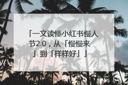 一文读懂小红书慢人节2.0，从「慢慢来」到「样样好」