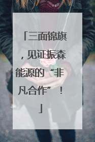 三面锦旗，见证振森能源的“非凡合作”！