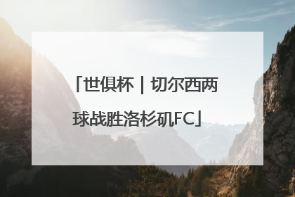世俱杯｜切尔西两球战胜洛杉矶FC