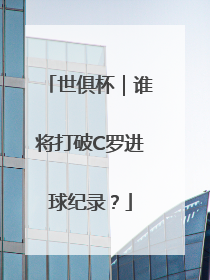 世俱杯｜谁将打破C罗进球纪录？