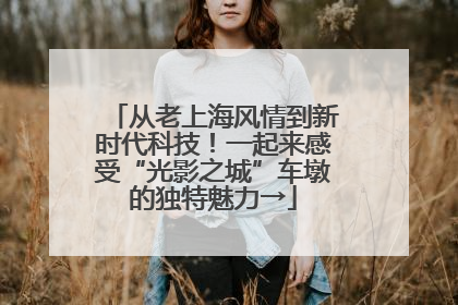 从老上海风情到新时代科技！一起来感受“光影之城”车墩的独特魅力→