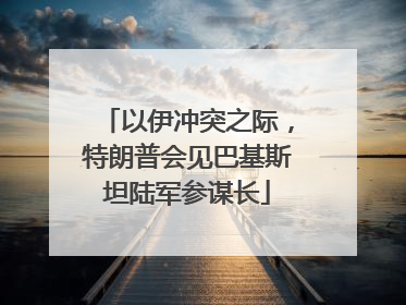 以伊冲突之际，特朗普会见巴基斯坦陆军参谋长