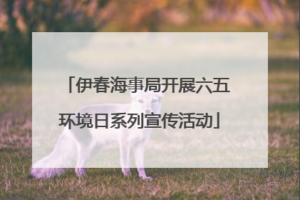 伊春海事局开展六五环境日系列宣传活动