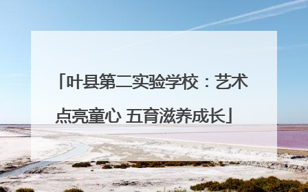 叶县第二实验学校：艺术点亮童心 五育滋养成长