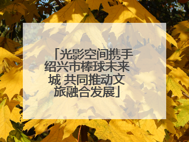 光影空间携手绍兴市棒球未来城 共同推动文旅融合发展