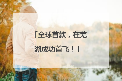 全球首款，在芜湖成功首飞！