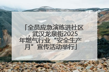 全员应急演练进社区，武汉龙泉街2025年燃气行业“安全生产月”宣传活动举行