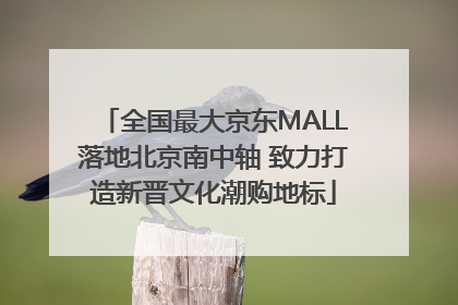 全国最大京东MALL落地北京南中轴 致力打造新晋文化潮购地标