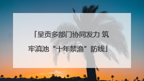 呈贡多部门协同发力 筑牢滇池“十年禁渔”防线