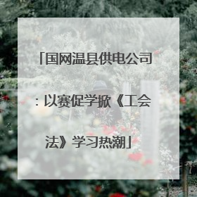 国网温县供电公司：以赛促学掀《工会法》学习热潮