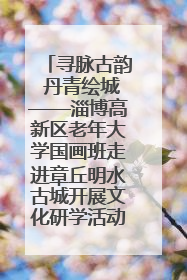 寻脉古韵 丹青绘城——淄博高新区老年大学国画班走进章丘明水古城开展文化研学活动