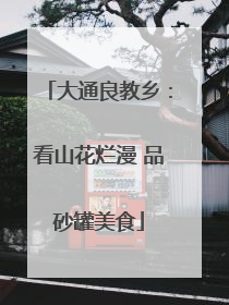 大通良教乡：看山花烂漫 品砂罐美食