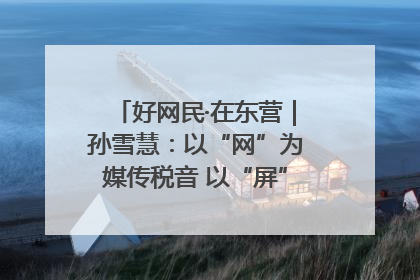好网民·在东营｜孙雪慧：以“网”为媒传税音 以“屏”为介助发展