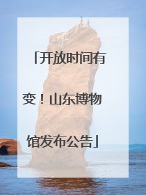 开放时间有变！山东博物馆发布公告