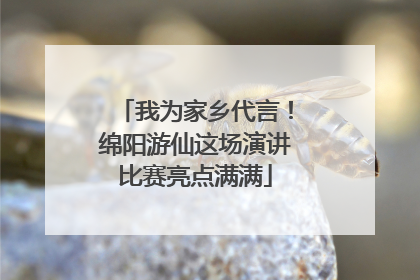 我为家乡代言！绵阳游仙这场演讲比赛亮点满满