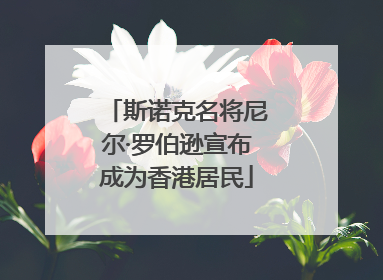 斯诺克名将尼尔·罗伯逊宣布成为香港居民