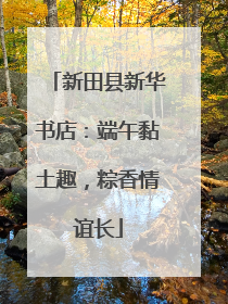 新田县新华书店：端午黏土趣，粽香情谊长