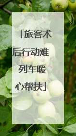 旅客术后行动难 列车暖心帮扶