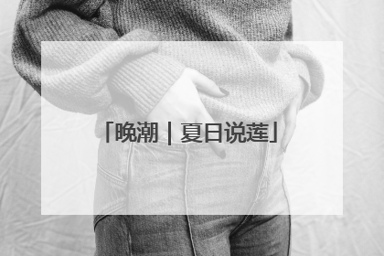 晚潮｜夏日说莲