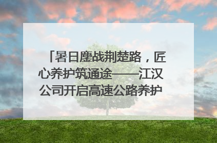 暑日鏖战荆楚路，匠心养护筑通途——江汉公司开启高速公路养护专项工程建设热潮