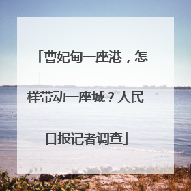 曹妃甸一座港，怎样带动一座城？人民日报记者调查