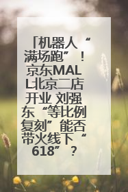 机器人“满场跑”！京东MALL北京二店开业 刘强东“等比例复刻”能否带火线下“618”？