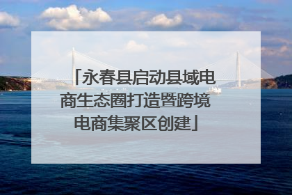 永春县启动县域电商生态圈打造暨跨境电商集聚区创建