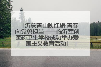 沂蒙青山映红旗·青春向党勇担当——临沂军创医药卫生学校成功举办爱国主义教育活动