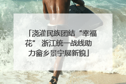 浇灌民族团结“幸福花” 浙江统一战线助力畲乡景宁展新貌
