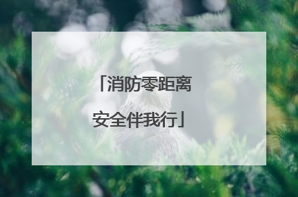 消防零距离 安全伴我行