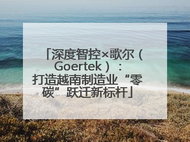 深度智控×歌尔（Goertek）：打造越南制造业“零碳”跃迁新标杆