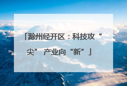 滁州经开区：科技攻“尖” 产业向“新”