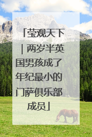 莹观天下｜两岁半英国男孩成了年纪最小的门萨俱乐部成员