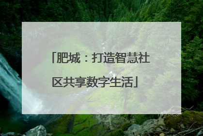 肥城：打造智慧社区共享数字生活