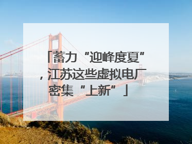 蓄力“迎峰度夏”，江苏这些虚拟电厂密集“上新”